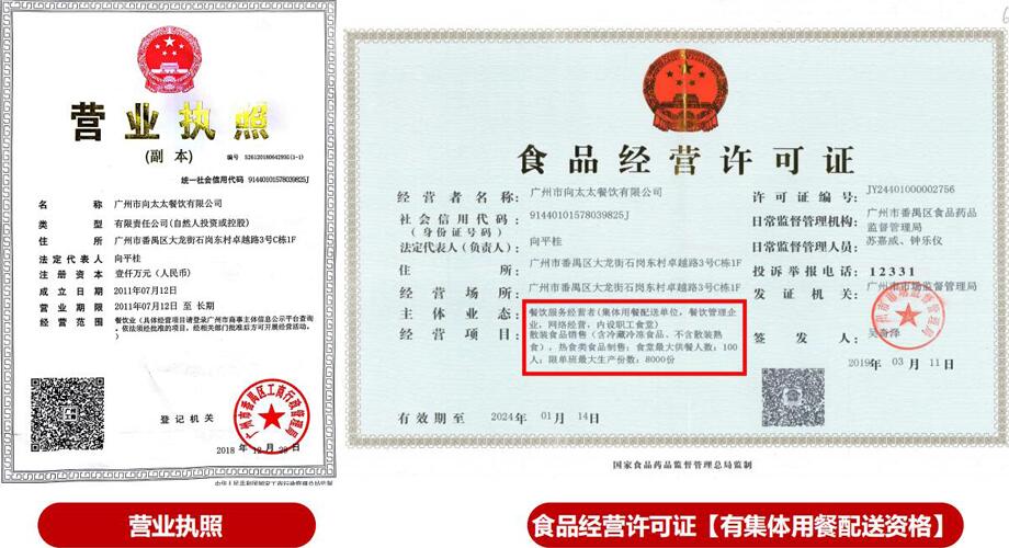 集體用餐配送單位資質(zhì)